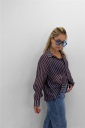 camicia leggermente trasparente trace